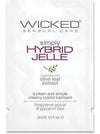 Wicked Sensual Care Simply Hybrid Jelle Lubricant - .1 oz [paquete de 10] Eldorado