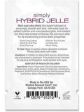 Wicked Sensual Care Simply Hybrid Jelle lubrikants - .1 oz [10 iepakojums] Eldorado