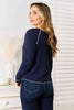 Basic Bae Long Raglan Sleeve Round Neck Top-Trendsi-SatinBoutique