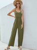 Adjustable Spaghetti Strap Jumpsuit with Pockets Trendsi