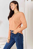 Basic Bae Half Button Long Sleeve Top-Trendsi-SatinBoutique