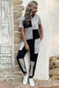 Color Block Raglan Sleeve Tee and Joggers Set Trendsi