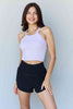 Ninexis Everyday Staple Soft Modal Short Strap Ribbed Tank Top in Lavender-Trendsi-Lavender-S-SatinBoutique