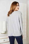 Double Take Seam Detail Round Neck Long Sleeve Top-Trendsi-SatinBoutique