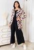 Double Take Printed Button Front Longline Cardigan-Trendsi-SatinBoutique