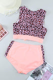 Leopard Tie-Knot High Waist Bikini Set Trendsi