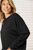 Double Take Seam Detail Round Neck Long Sleeve Top-Trendsi-SatinBoutique